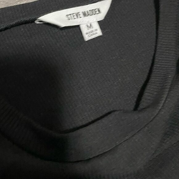 Steve Madden | LONG SLEEVE MINI DRESS BLACK - Picture 6 of 7